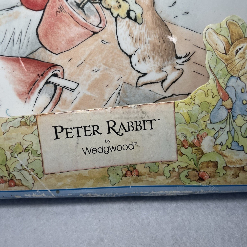 Peter Rabbit Wedgwood Peter Jump Out Collector Plate 92’ Made In England 8” - Picture 3 of 11